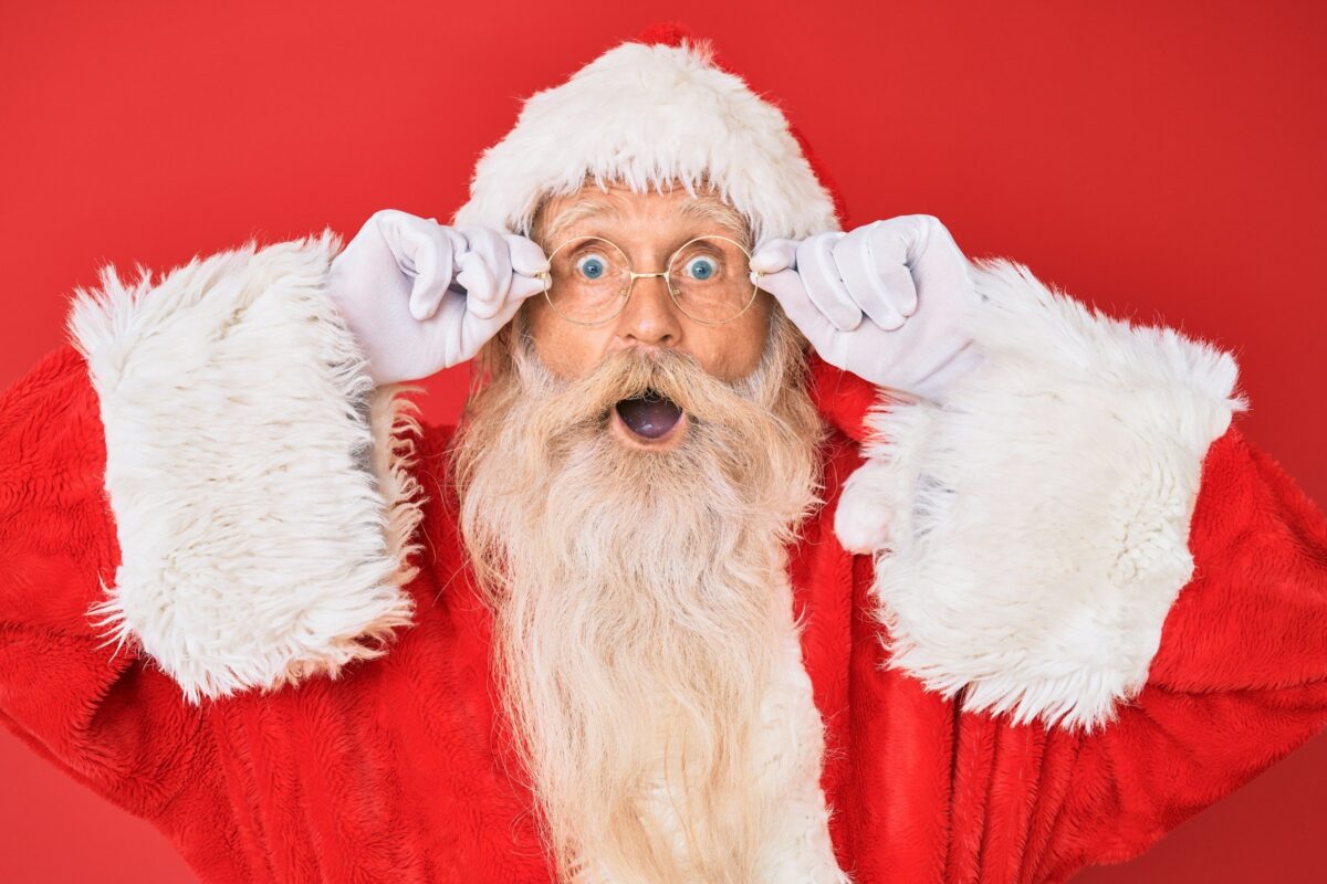 Surprised Santa for Gato BLOG post Holiday Pest Prevention Checklist